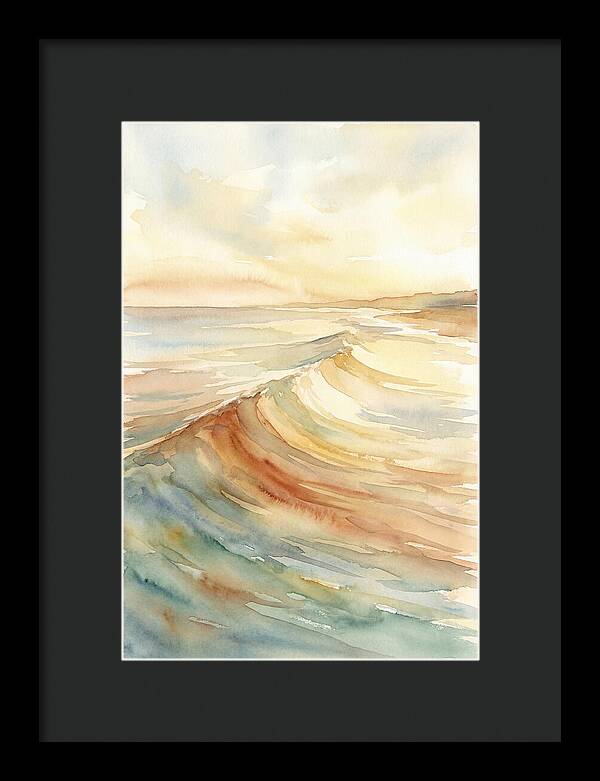 Ocean Swell Rolling Toward Shore
