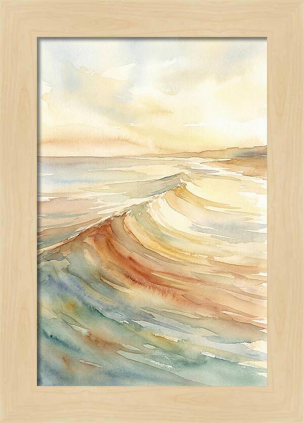 Ocean Swell Rolling Toward Shore