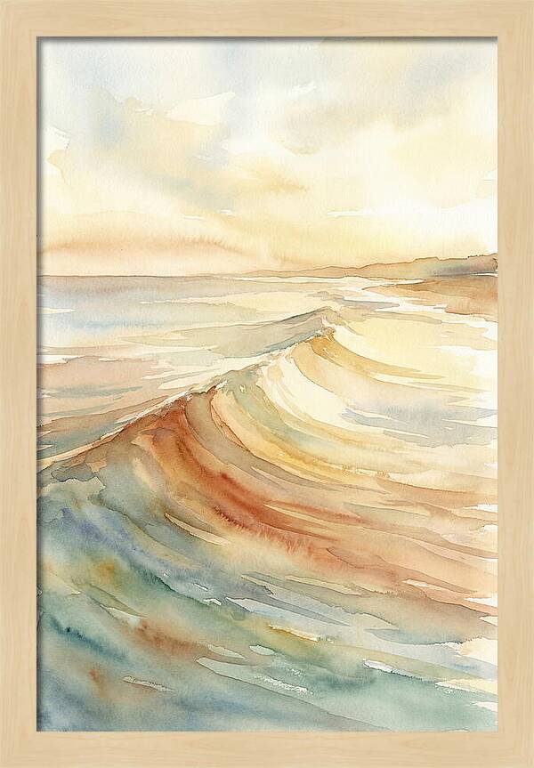 Ocean Swell Rolling Toward Shore