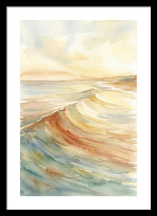 Ocean Swell Rolling Toward Shore