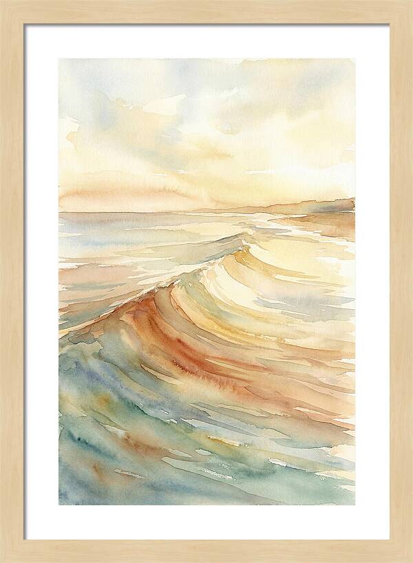 Ocean Swell Rolling Toward Shore