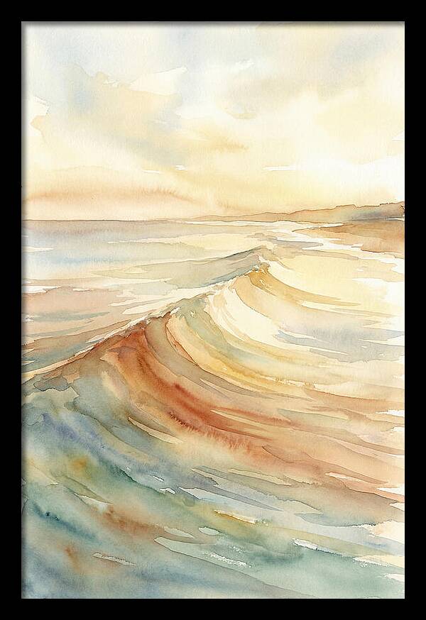 Ocean Swell Rolling Toward Shore