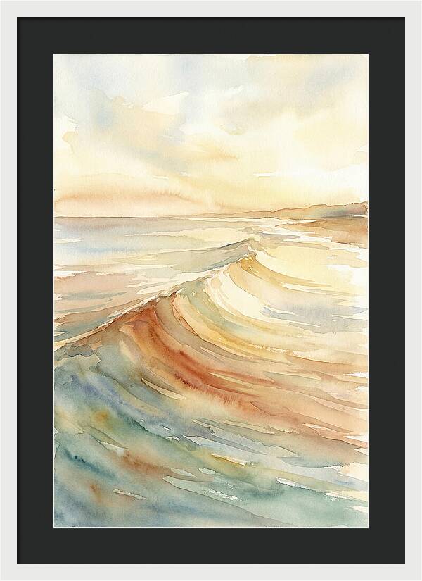 Ocean Swell Rolling Toward Shore