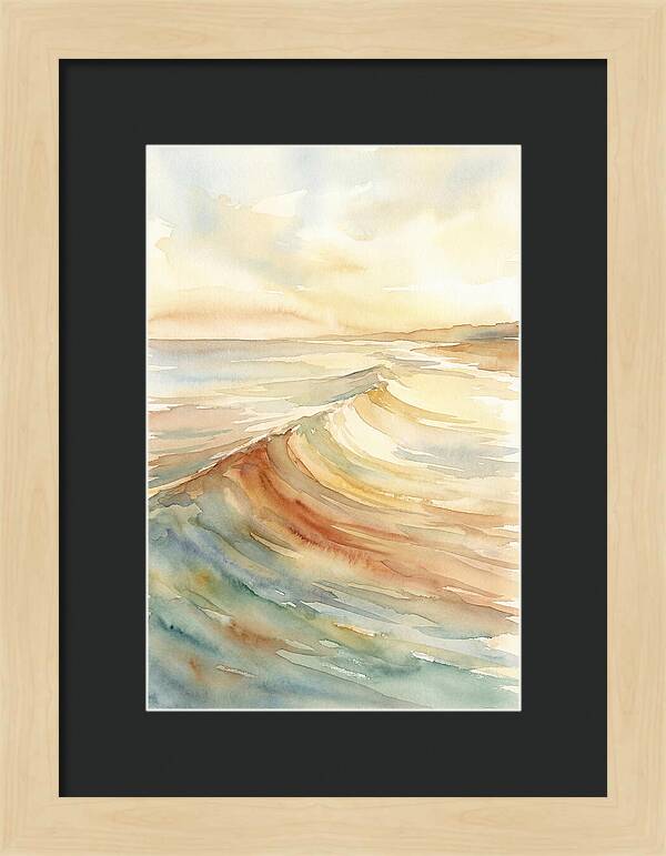 Ocean Swell Rolling Toward Shore