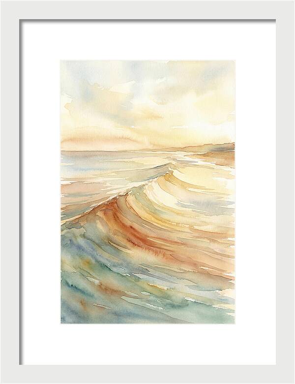 Ocean Swell Rolling Toward Shore