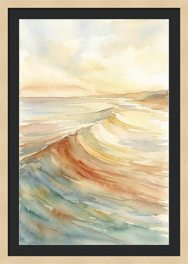 Ocean Swell Rolling Toward Shore