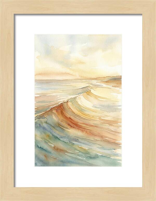 Ocean Swell Rolling Toward Shore