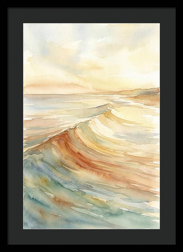 Ocean Swell Rolling Toward Shore