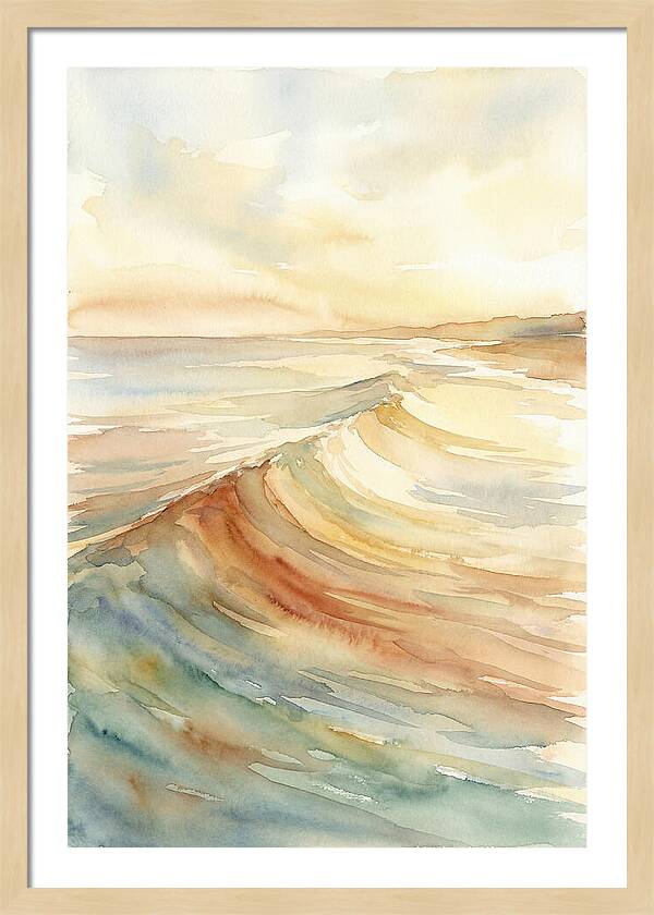 Ocean Swell Rolling Toward Shore