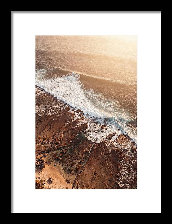 Ocean Wave Breaking On Reef