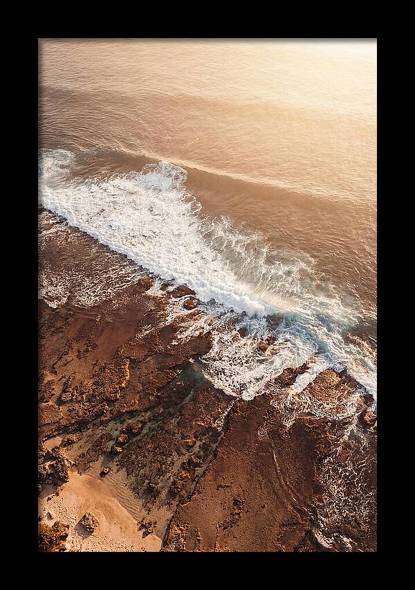 Ocean Wave Breaking On Reef