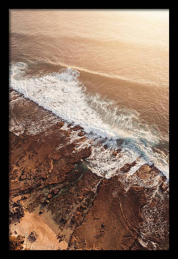 Ocean Wave Breaking On Reef