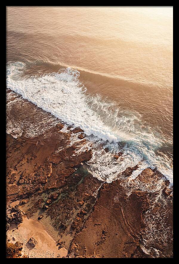 Ocean Wave Breaking On Reef