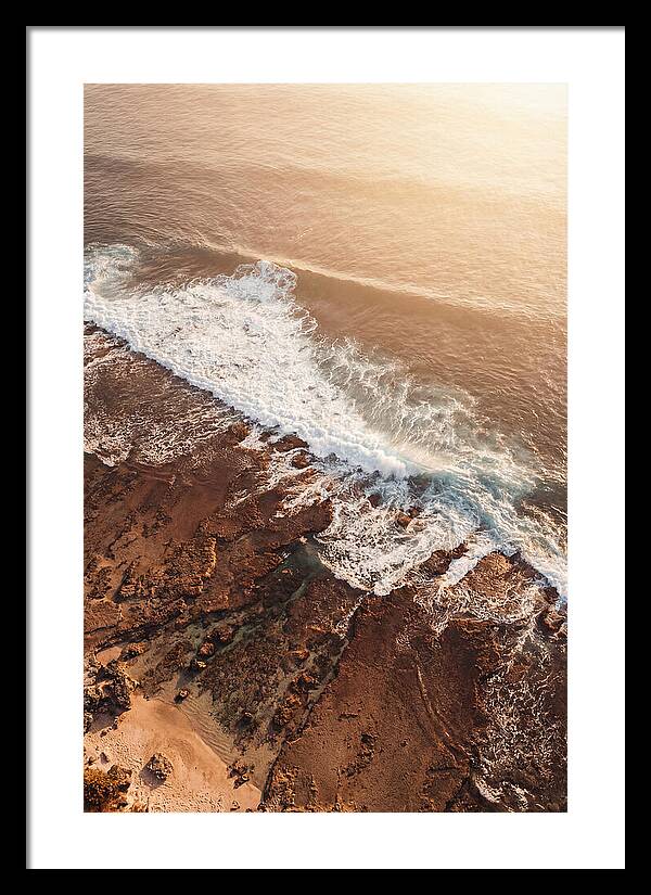 Ocean Wave Breaking On Reef