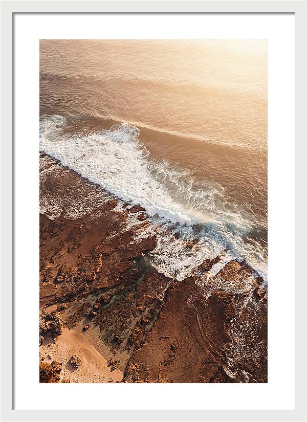 Ocean Wave Breaking On Reef