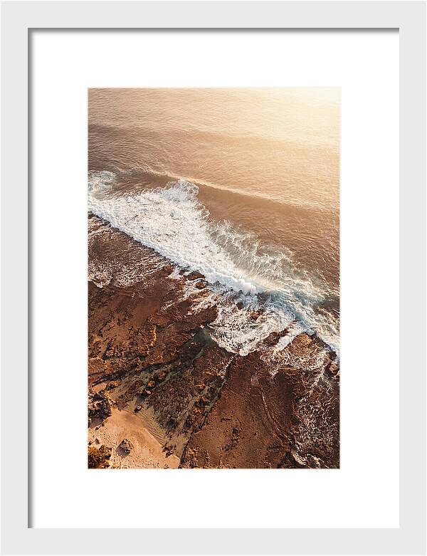 Ocean Wave Breaking On Reef