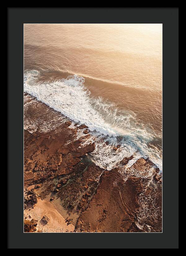 Ocean Wave Breaking On Reef