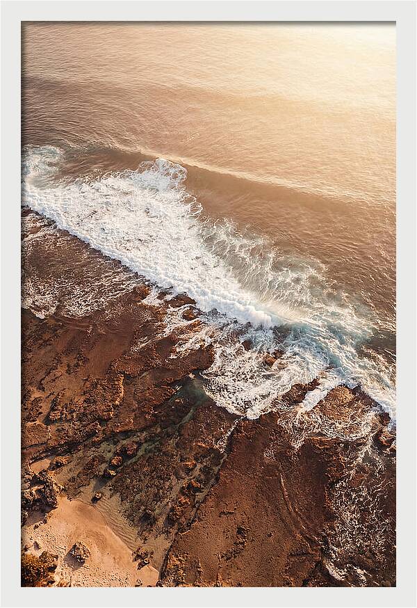 Ocean Wave Breaking On Reef