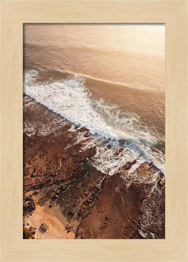 Ocean Wave Breaking On Reef
