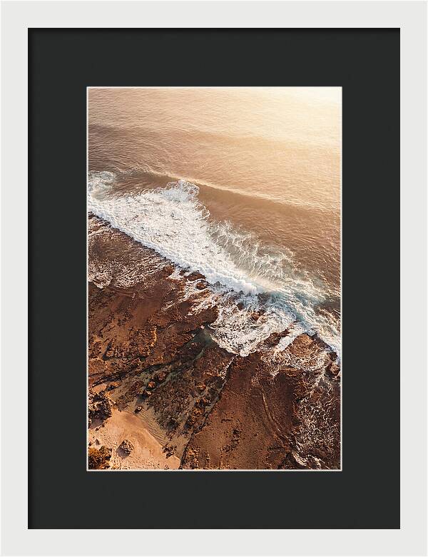 Ocean Wave Breaking On Reef
