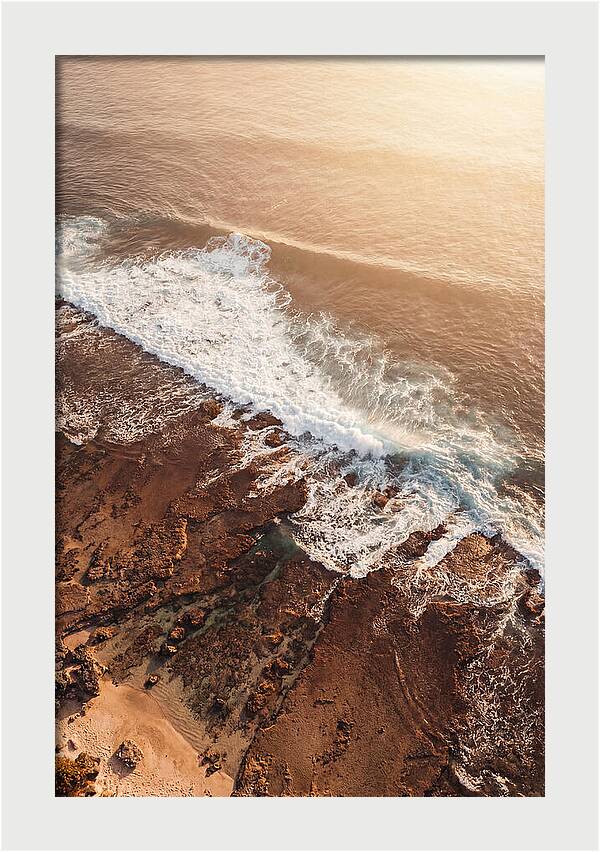 Ocean Wave Breaking On Reef