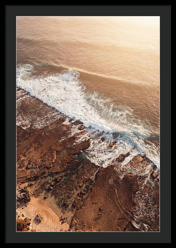 Ocean Wave Breaking On Reef
