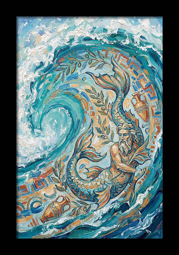 Ocean Wave Embracing Mythology