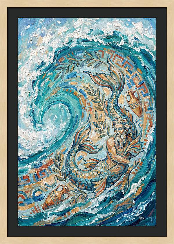 Ocean Wave Embracing Mythology