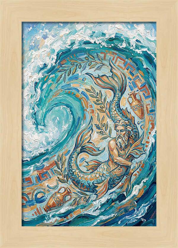 Ocean Wave Embracing Mythology