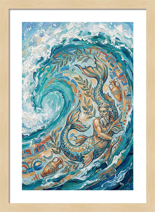 Ocean Wave Embracing Mythology