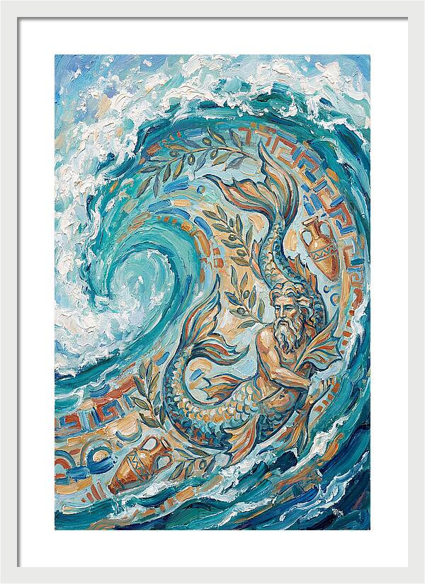 Ocean Wave Embracing Mythology