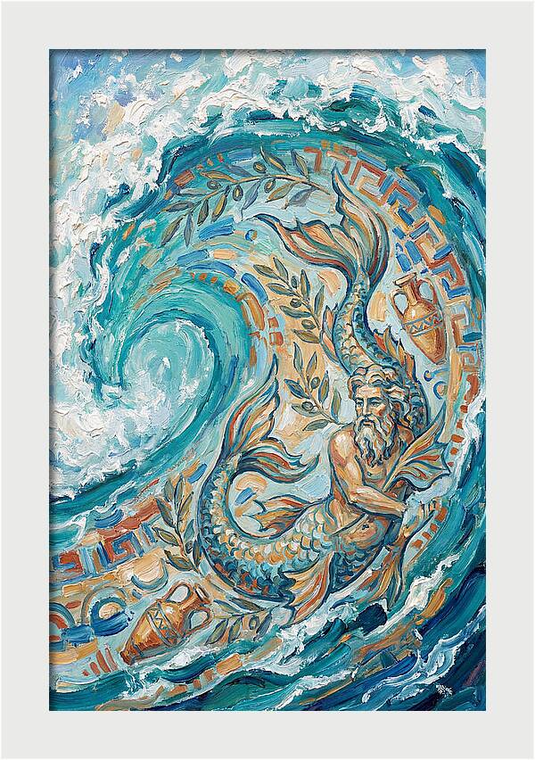 Ocean Wave Embracing Mythology