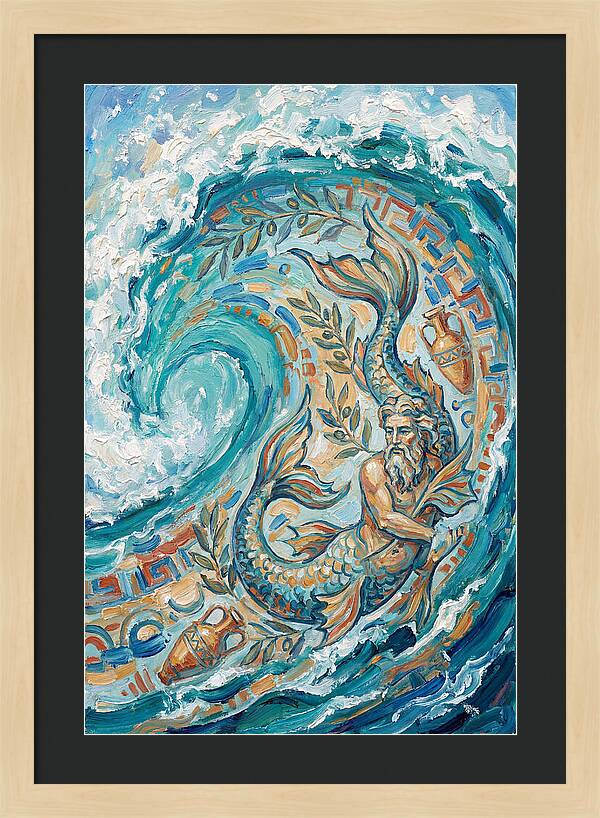 Ocean Wave Embracing Mythology