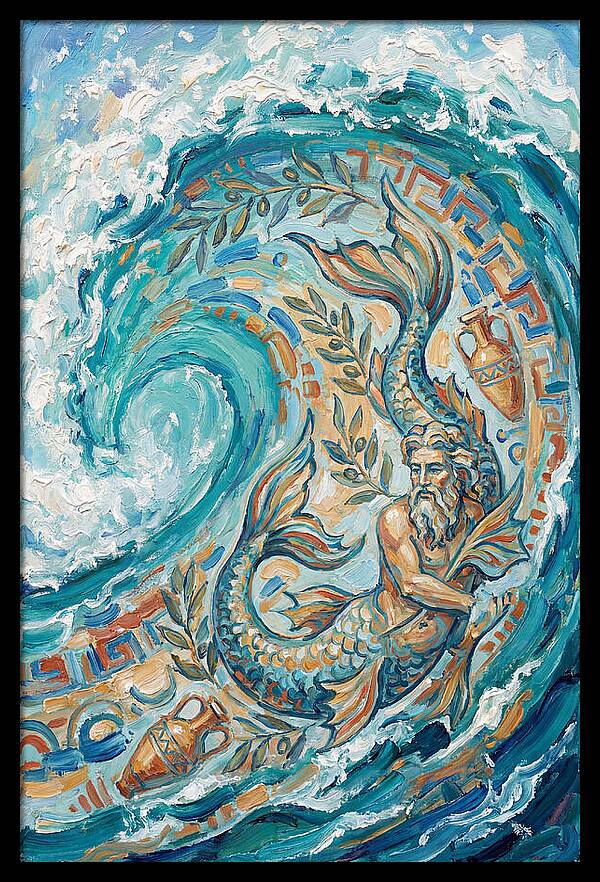 Ocean Wave Embracing Mythology