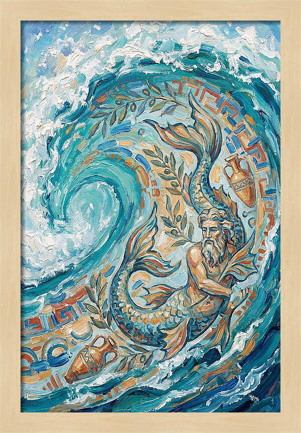 Ocean Wave Embracing Mythology