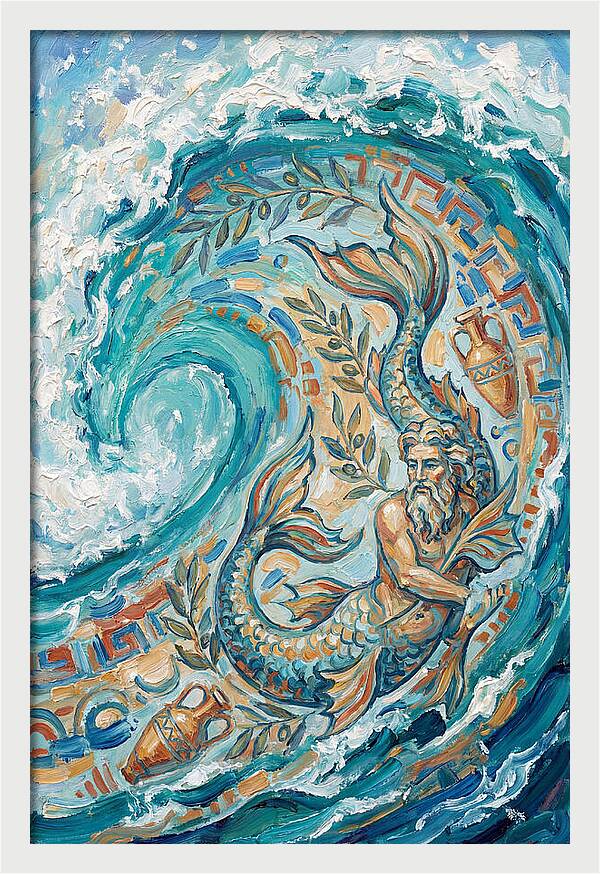 Ocean Wave Embracing Mythology