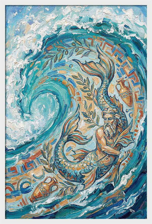 Ocean Wave Embracing Mythology