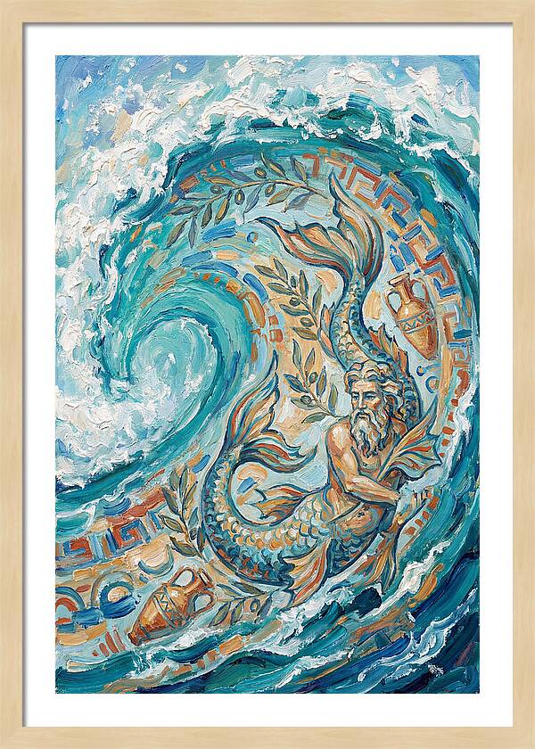 Ocean Wave Embracing Mythology