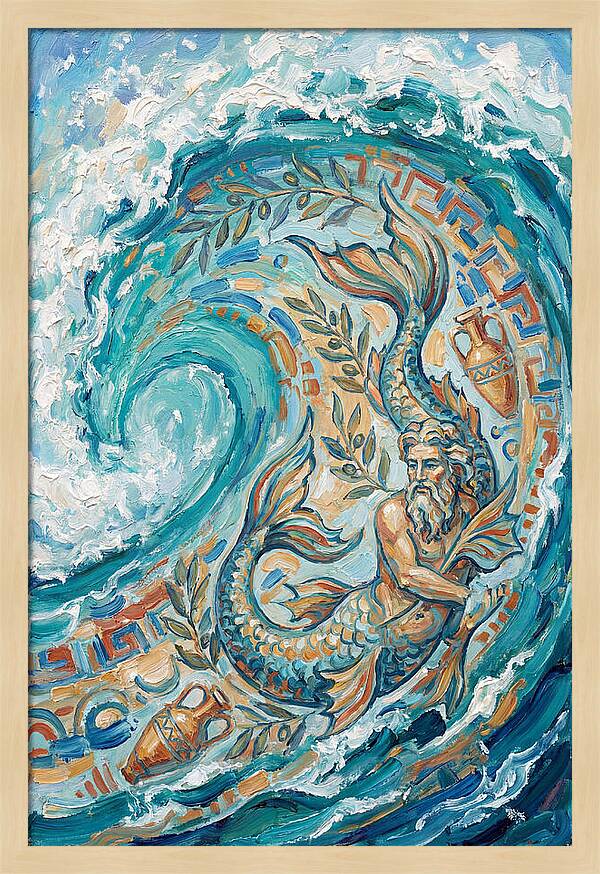 Ocean Wave Embracing Mythology