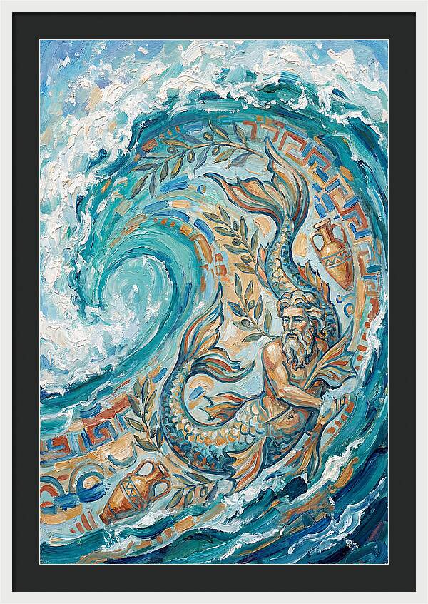 Ocean Wave Embracing Mythology