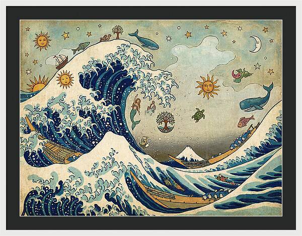 Ocean Waves And Celestial Wonders