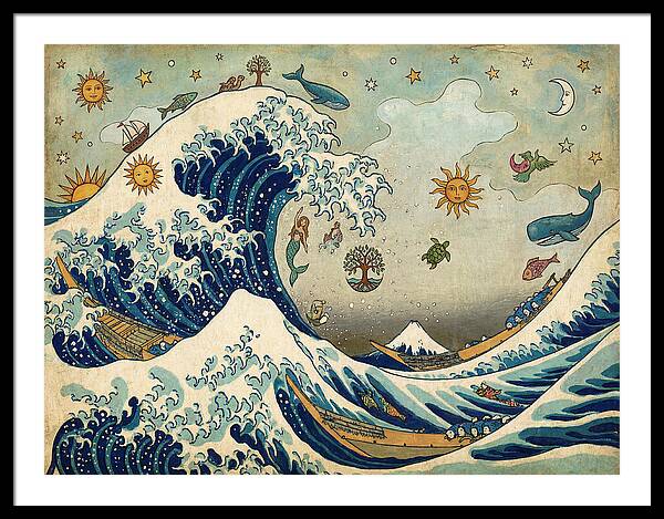 Ocean Waves And Celestial Wonders