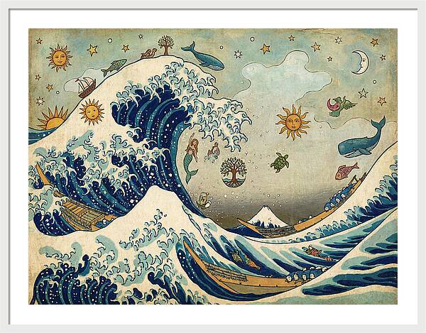 Ocean Waves And Celestial Wonders