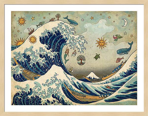 Ocean Waves And Celestial Wonders