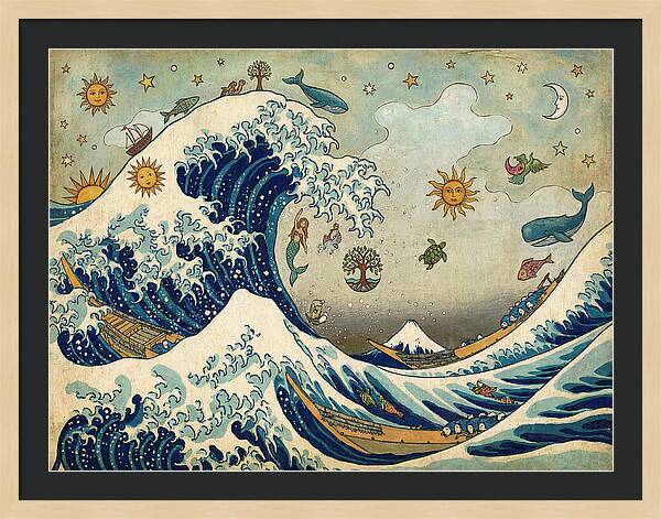 Ocean Waves And Celestial Wonders