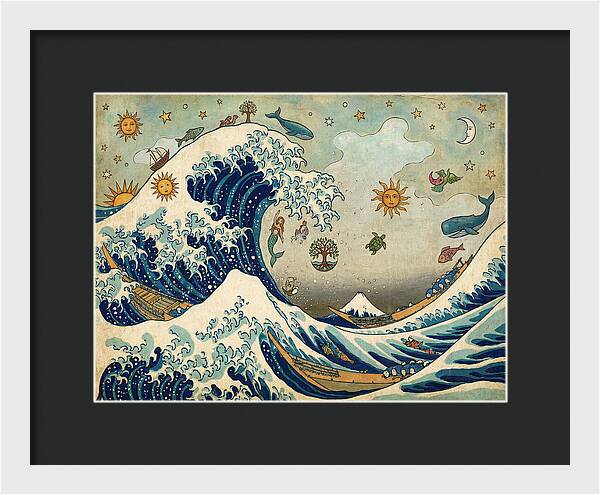 Ocean Waves And Celestial Wonders