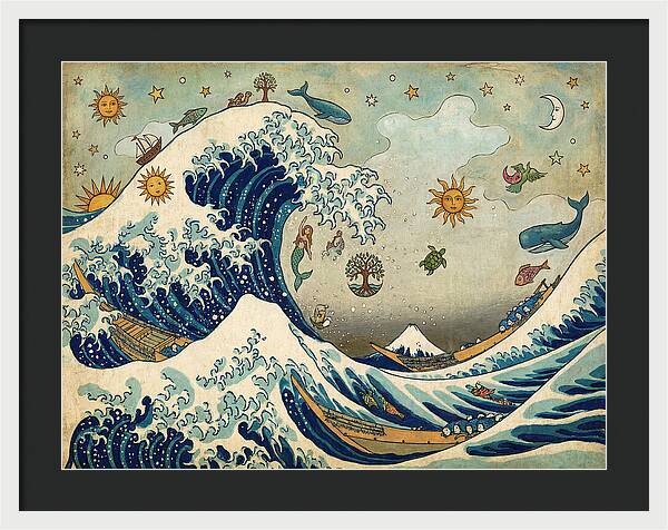 Ocean Waves And Celestial Wonders