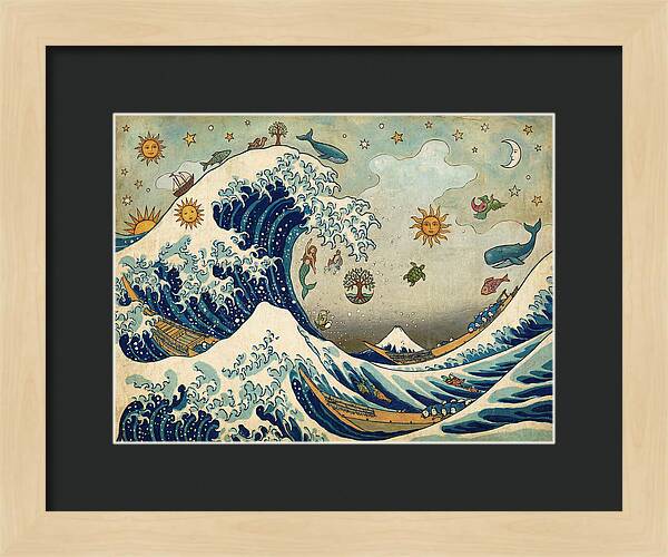 Ocean Waves And Celestial Wonders