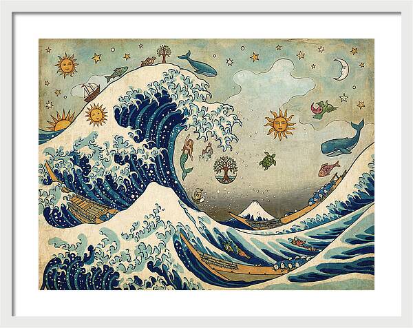Ocean Waves And Celestial Wonders