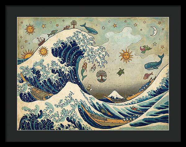 Ocean Waves And Celestial Wonders